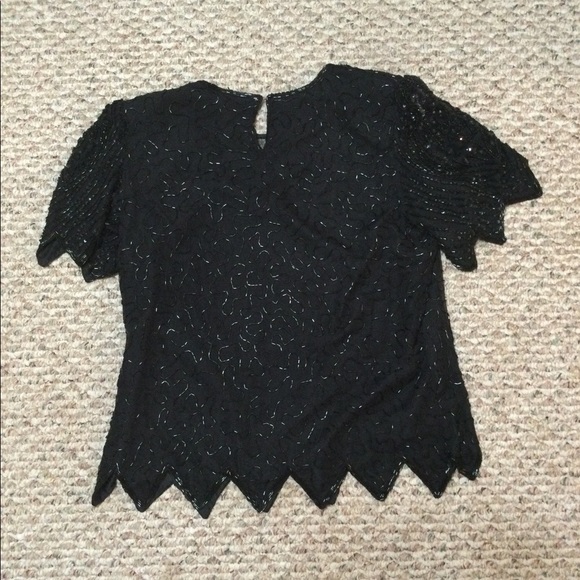 Vintage Lawrence Kazar blouse - Picture 3 of 4